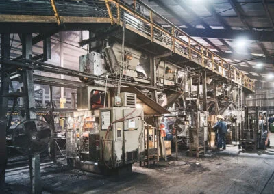 Franklin Iron casting equipment